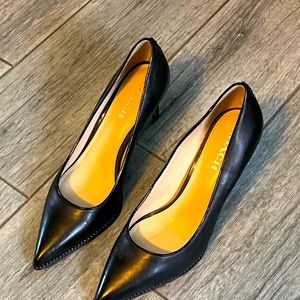 Black Coach heels, size 11